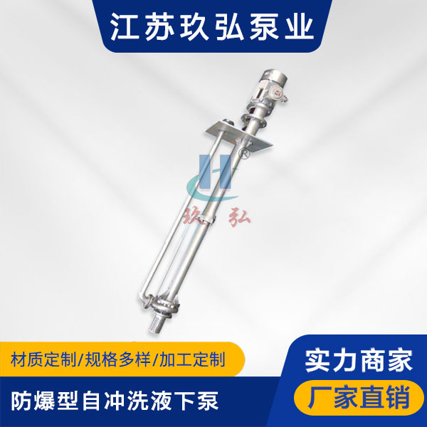 FY防爆型自衝洗不鏽鋼液下泵(圖1)