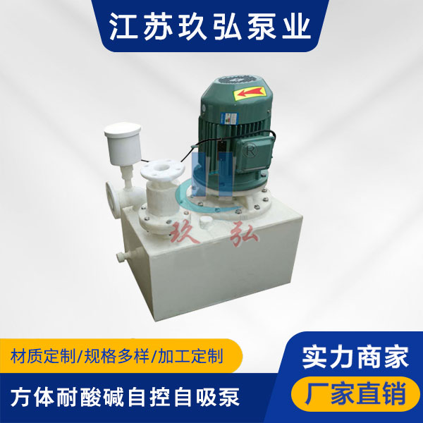 WFB方體型（xíng）耐酸堿自控（kòng）自吸泵(圖1)