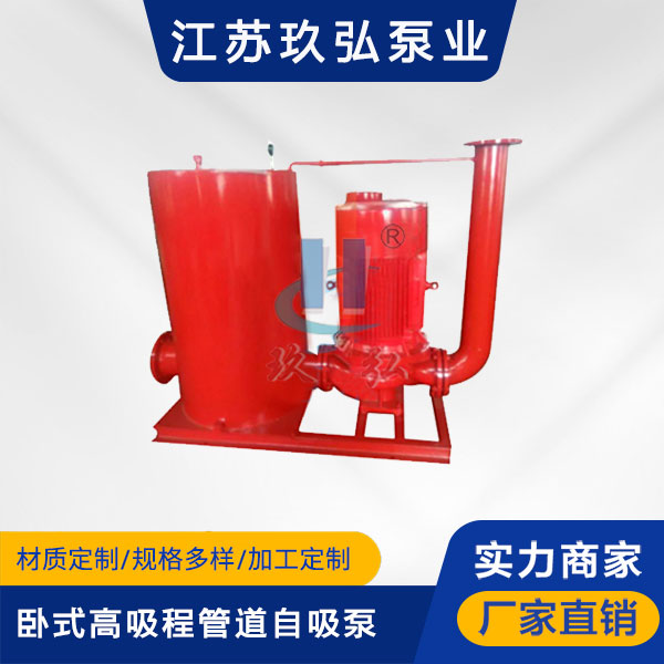 TGFB臥式高吸（xī）程管道自吸泵(圖1)